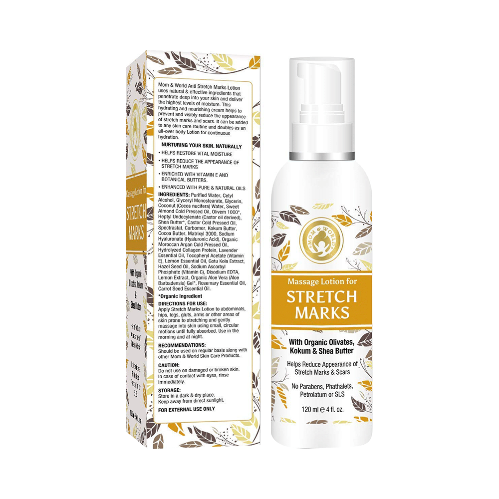 Mom & World Massage Lotion for Stretch Marks - Image 2