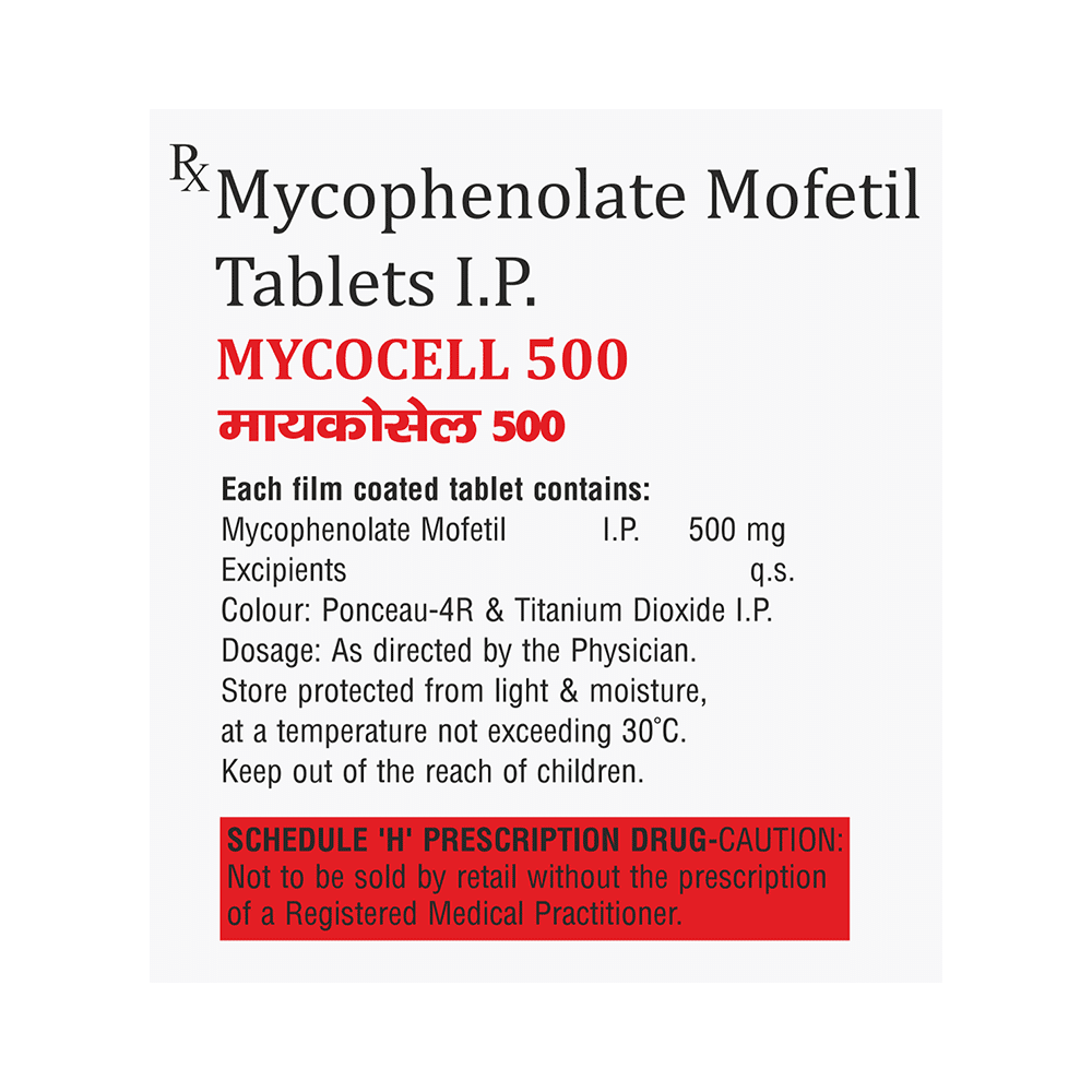 Mycocell 500 Tablet - Image 2
