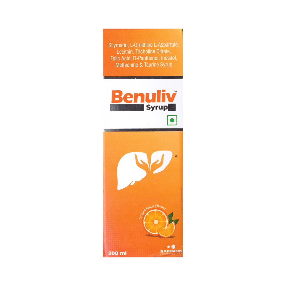 Benuliv Syrup Tangy Orange - Image 1