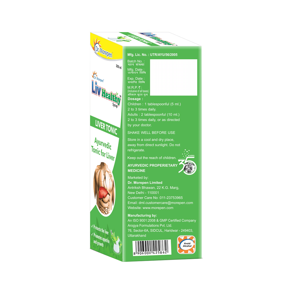 Dr. Morepen Liv Healthy Syrup - Image 3