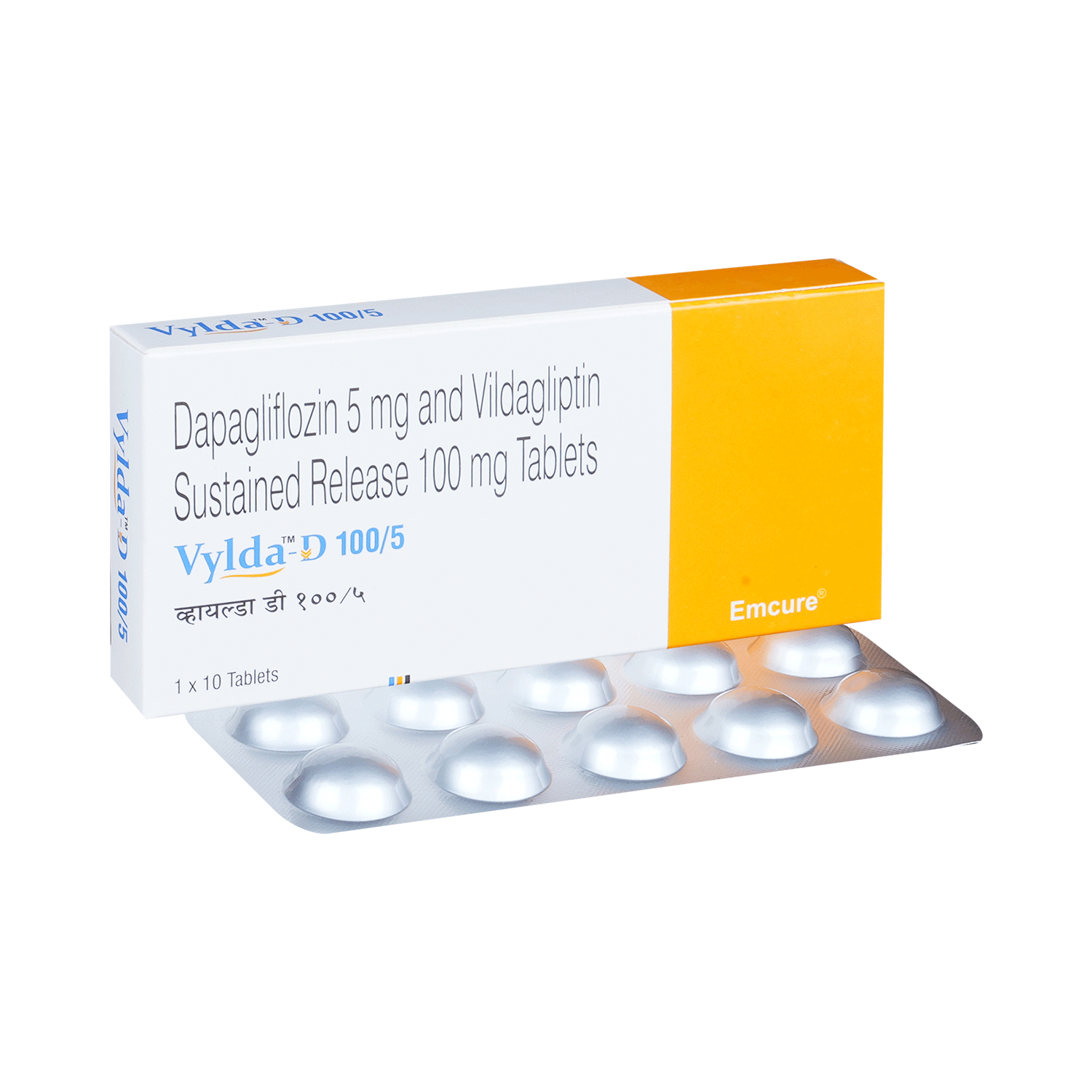 Vylda D 5mg/100mg Tablet