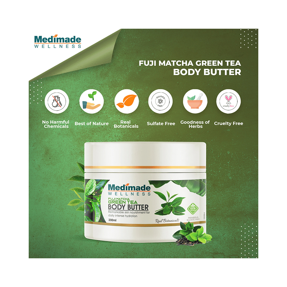 Medimade Wellness Fuji Matcha Green Tea Body Butter (200ml Each) - Image 5