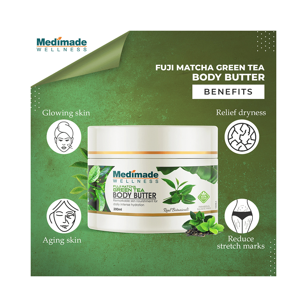 Medimade Wellness Fuji Matcha Green Tea Body Butter (200ml Each) - Image 3