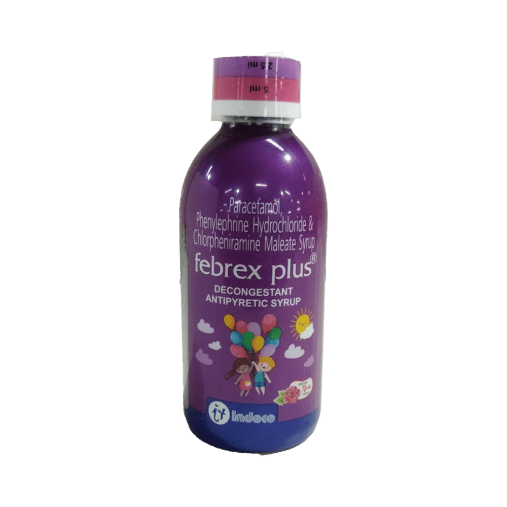 Febrex Plus Syrup Delicious Rose - Image 1