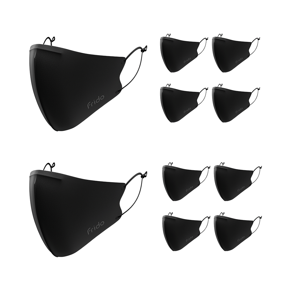 Frido Ultimate Pro Copper Face Mask Large Black - Image 1