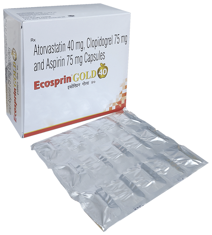 Ecosprin Gold 40 Capsule - Image 2