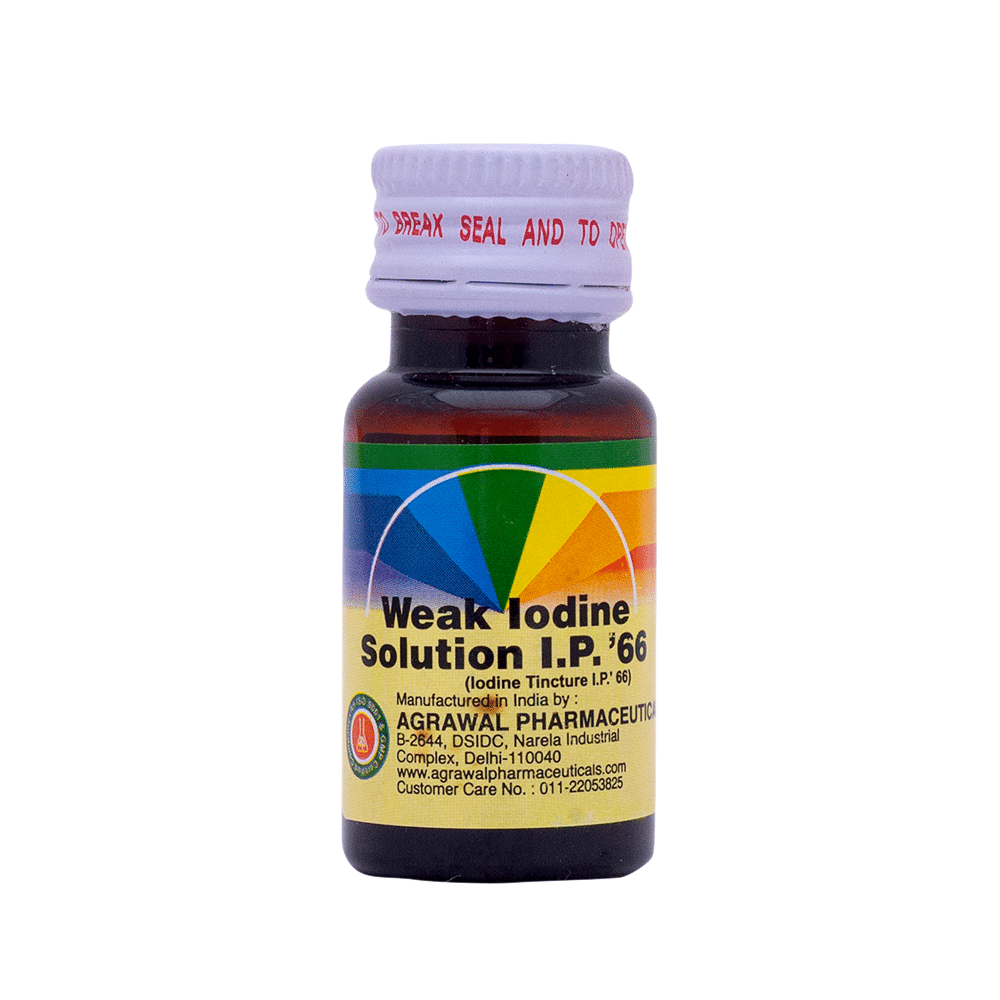 ADPL Weak Iodine Solution I.P. 66 (15ml Each) - Image 1