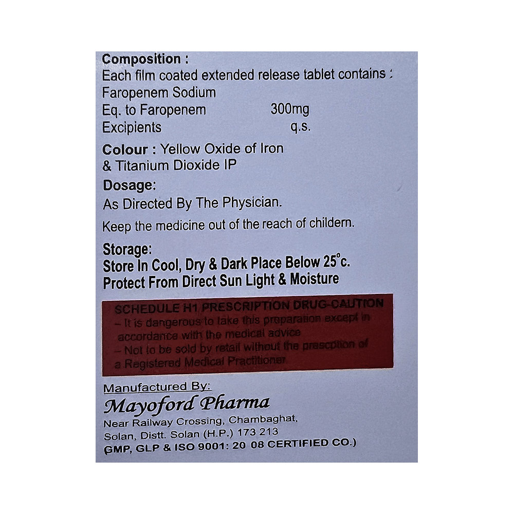 Farozum 300 Tablet ER - Image 2