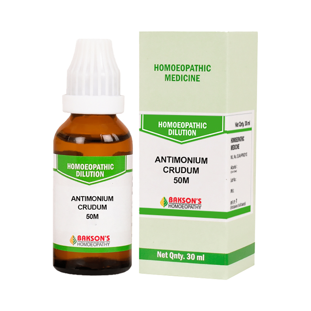 Bakson's Homeopathy Antimonium Crudum Dilution 50M