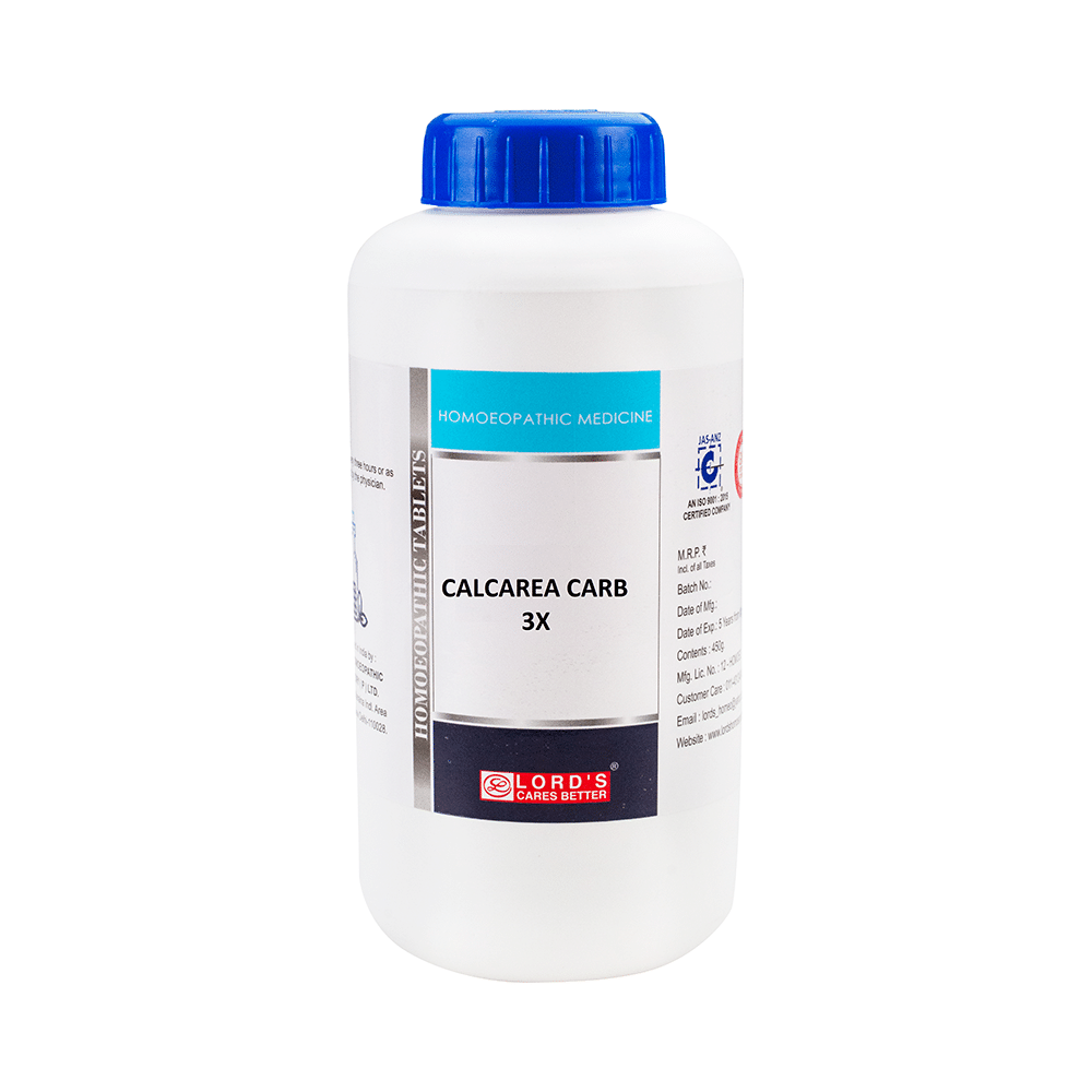 Lord's Calcarea Carb Trituration Tablet 3X