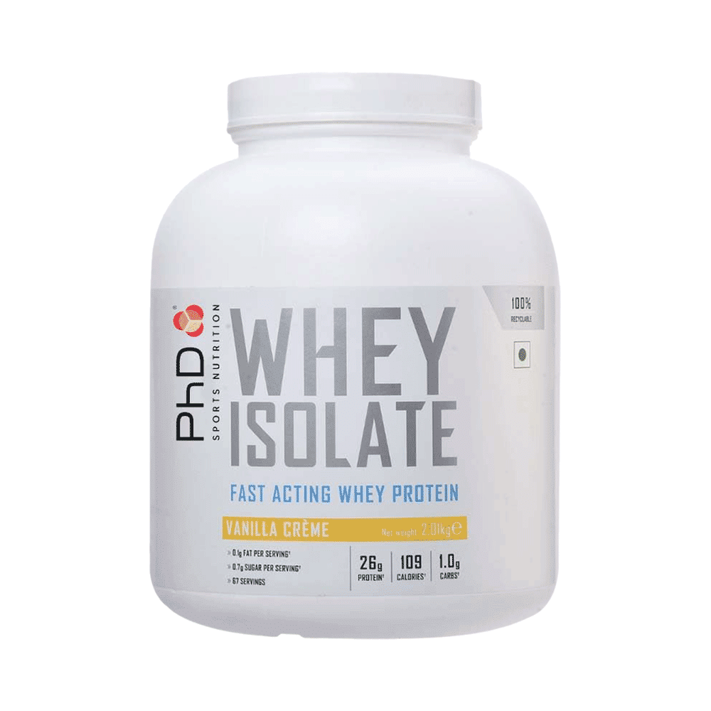 PHD Sports Nutrition Whey Isolate Fast Acting Whey Protein Vanilla