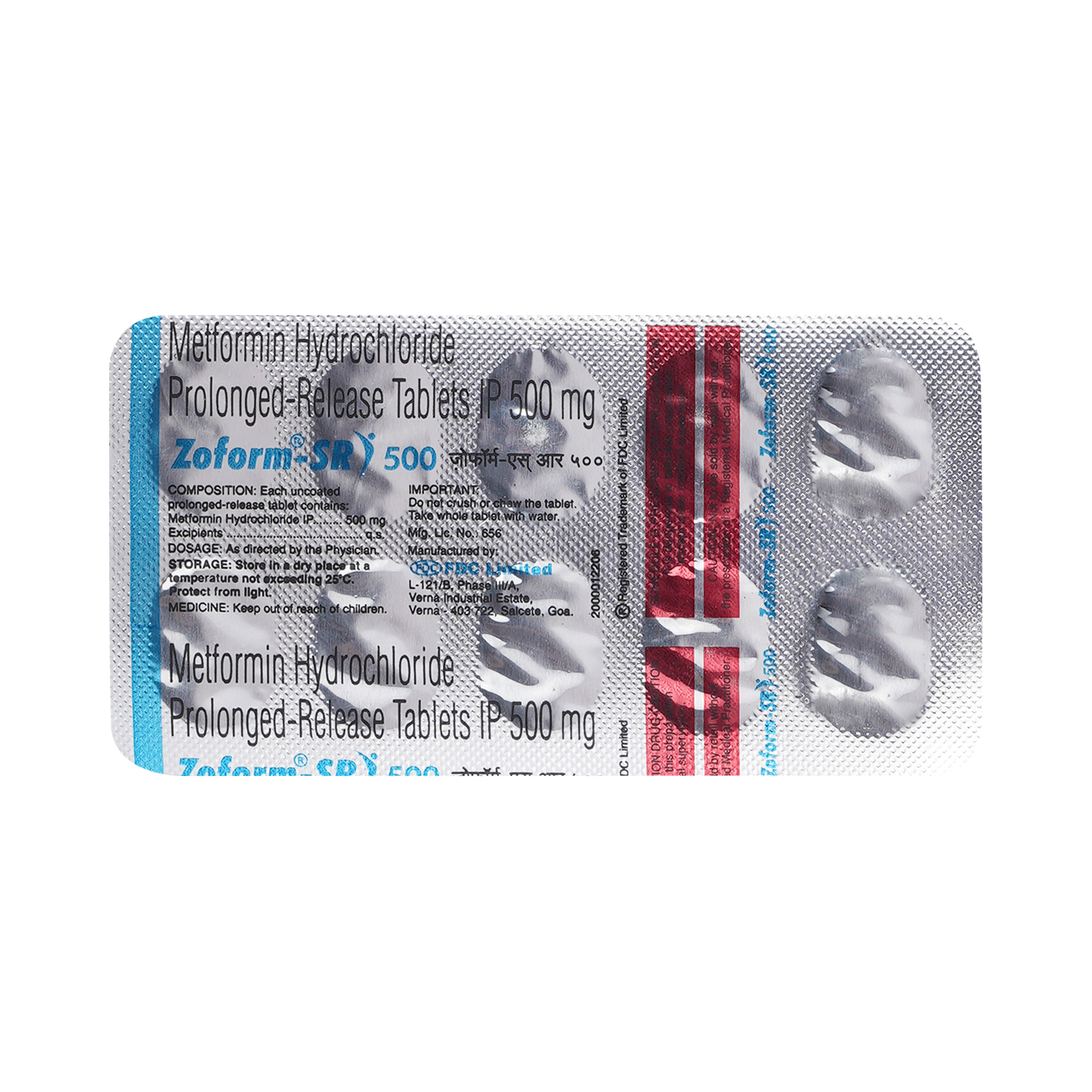 Zoform-SR 500 Tablet - Image 6