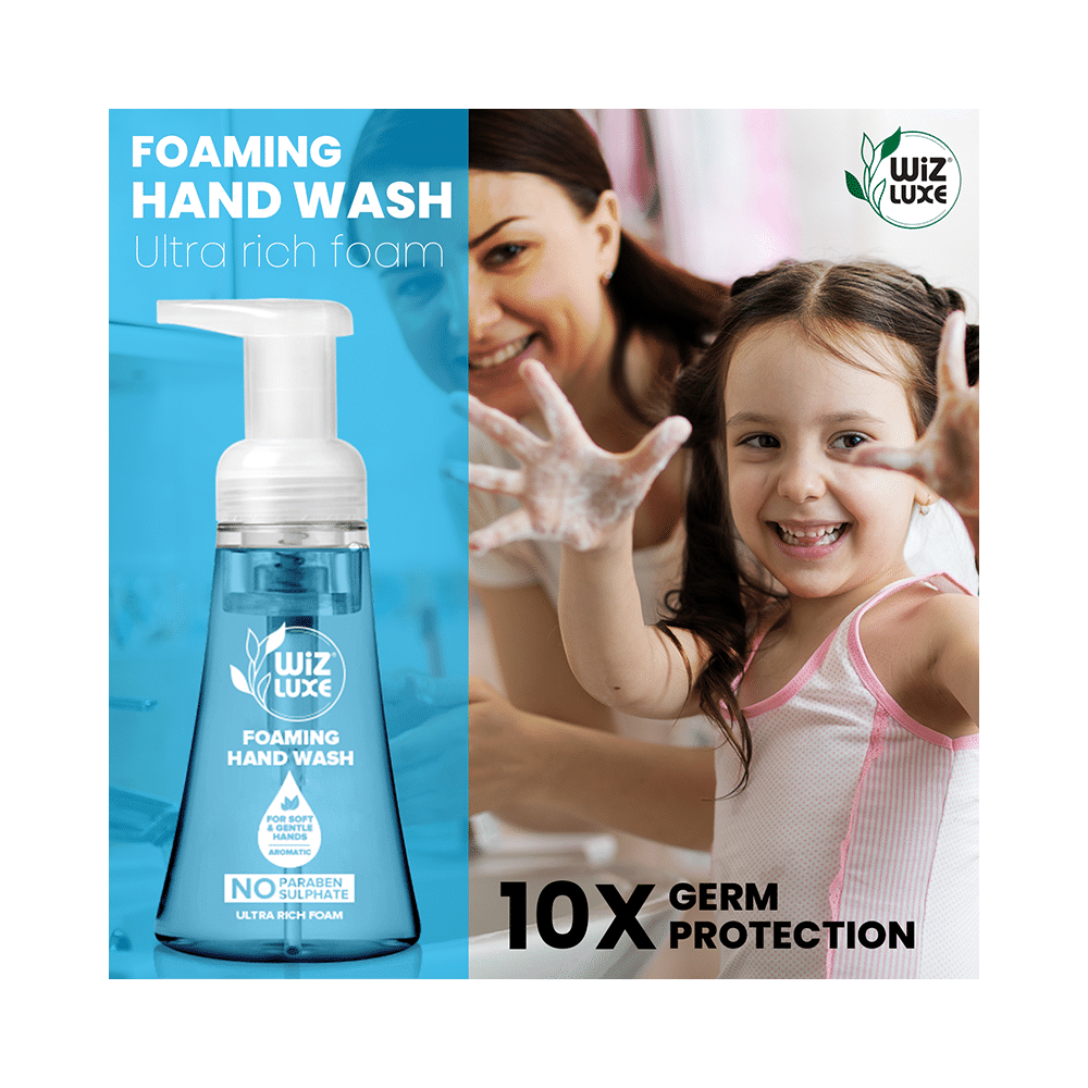Wiz Luxe Foaming Hand Wash (300ml Each) Blue Berries - Image 2
