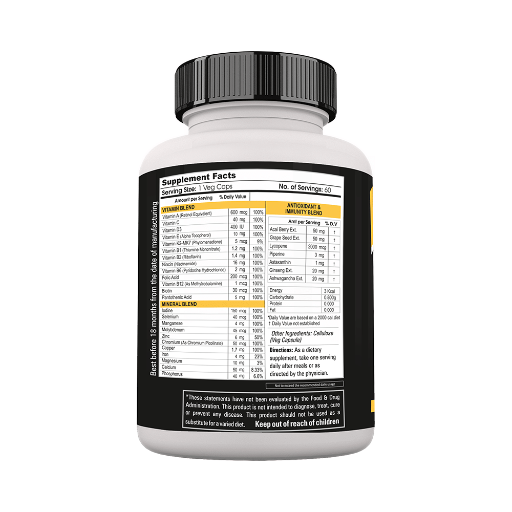 Zenith Nutrition Daily Active Multiple One - A - Day Capsule - Image 2