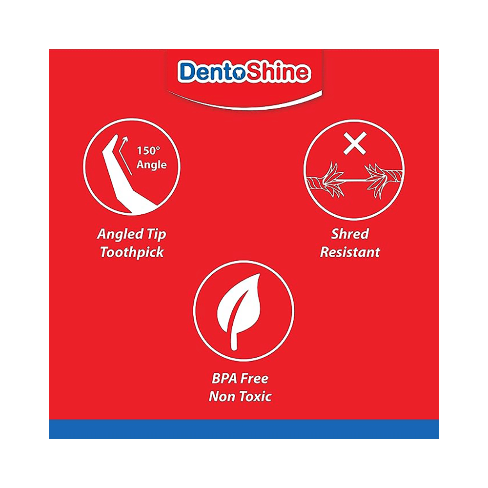 DentoShine Deep Clean Floss Picks (50 Each) Unflavored - Image 4