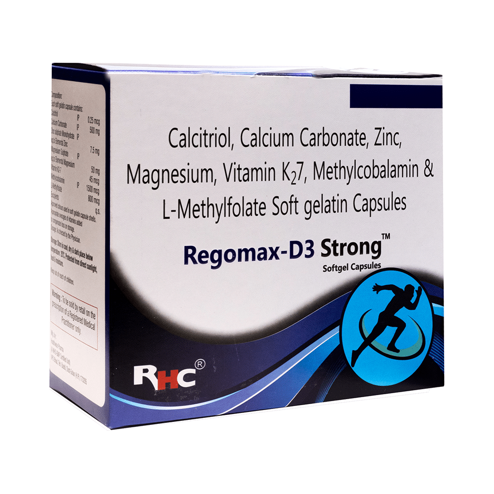 Regomax-D3 Strong Softgel Capsule - Image 1