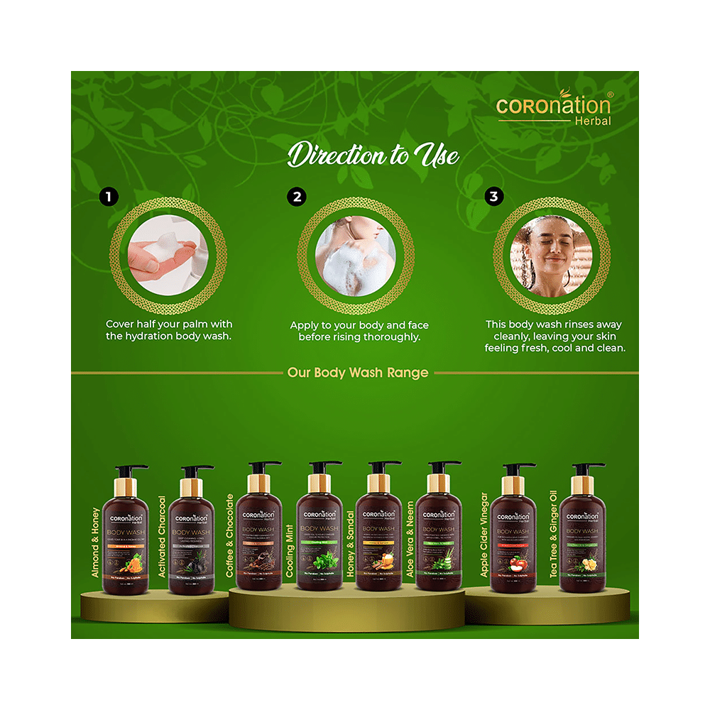 Coronation Herbal Aloe Vera & Neem Body Wash (300ml Each) - Image 6