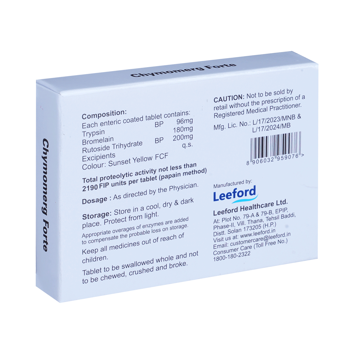 Chymomerg Forte Tablet - Image 3