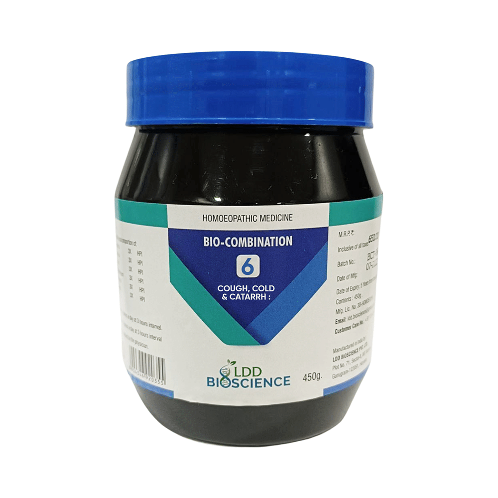 LDD Bioscience Bio-Combination 6 Cough, Cold & Catarrh Tablet - Image 1