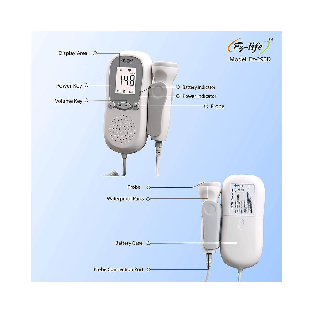 Ez-Life EZ 290D Fetal Doppler - Image 3