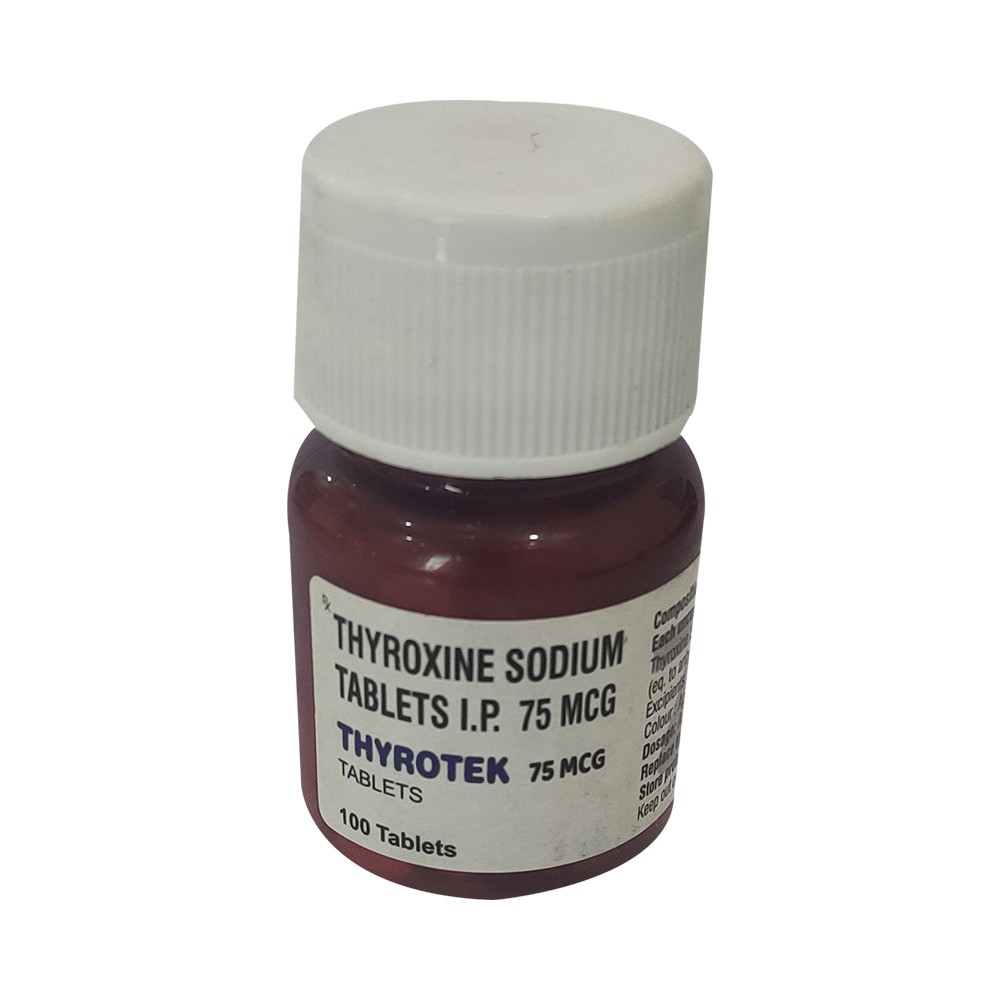 Thyrotek 75mcg Tablet