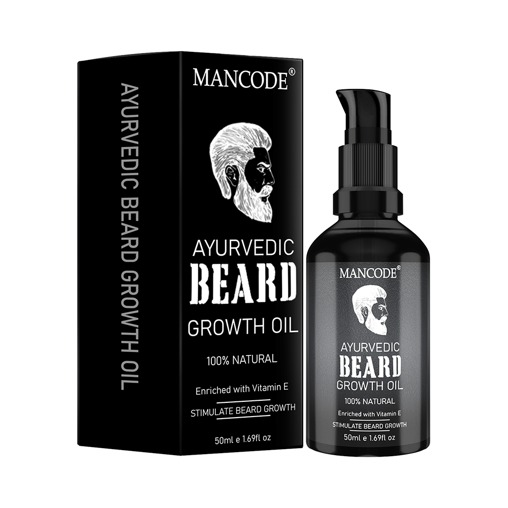 Mancode Ayurvedic Beard Growth Oil - Image 1