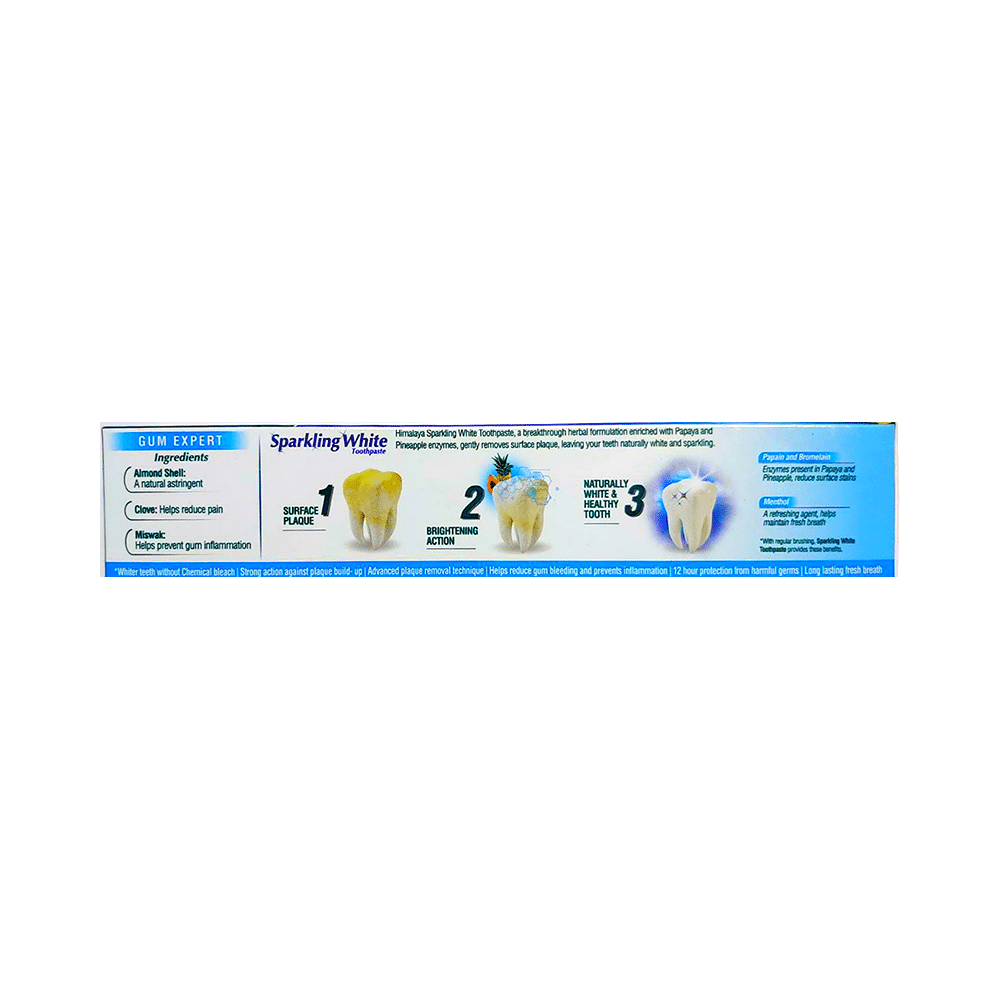 Himalaya Personal Care Himalaya Sparkling White Papaya & Pineapple Enzyme Toothpaste - Image 2