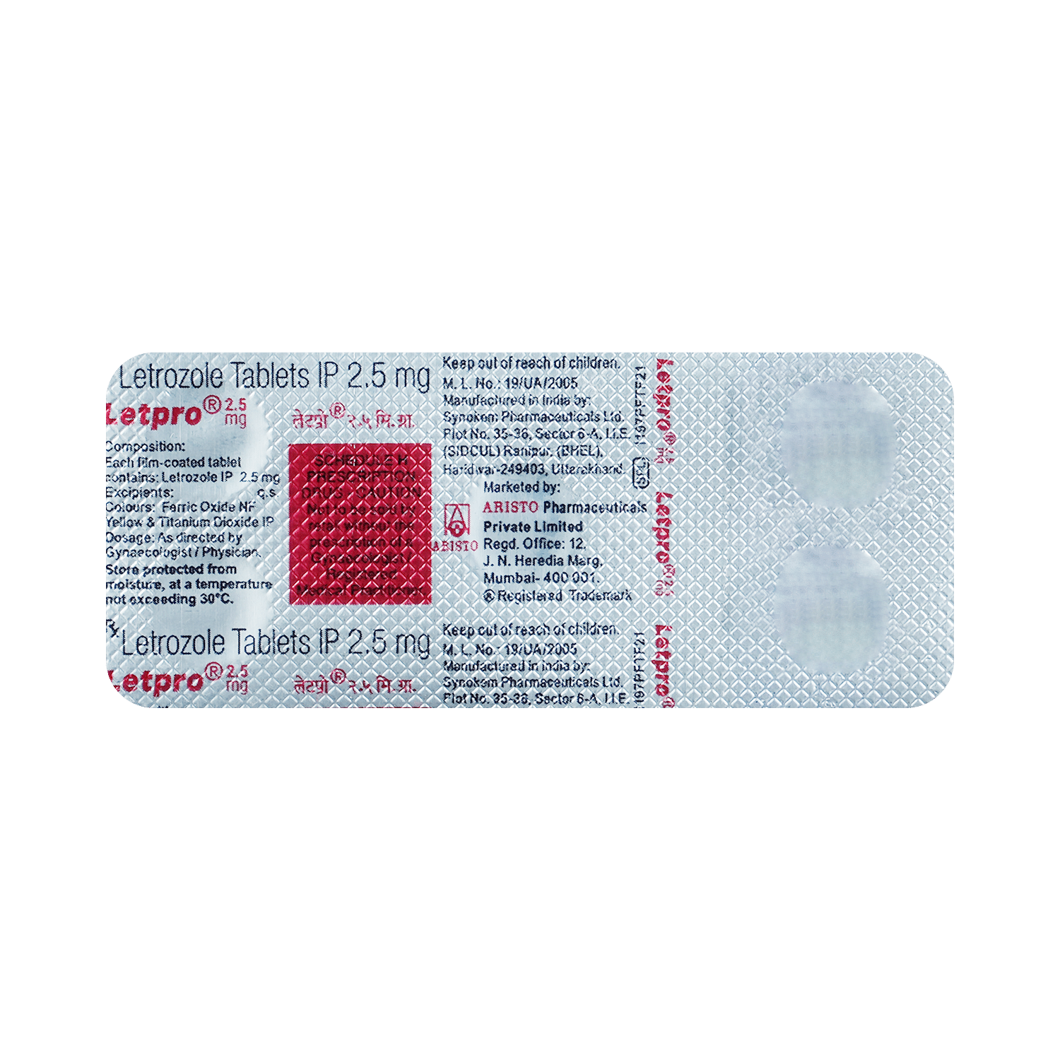 Letpro 2.5mg Tablet - Image 5
