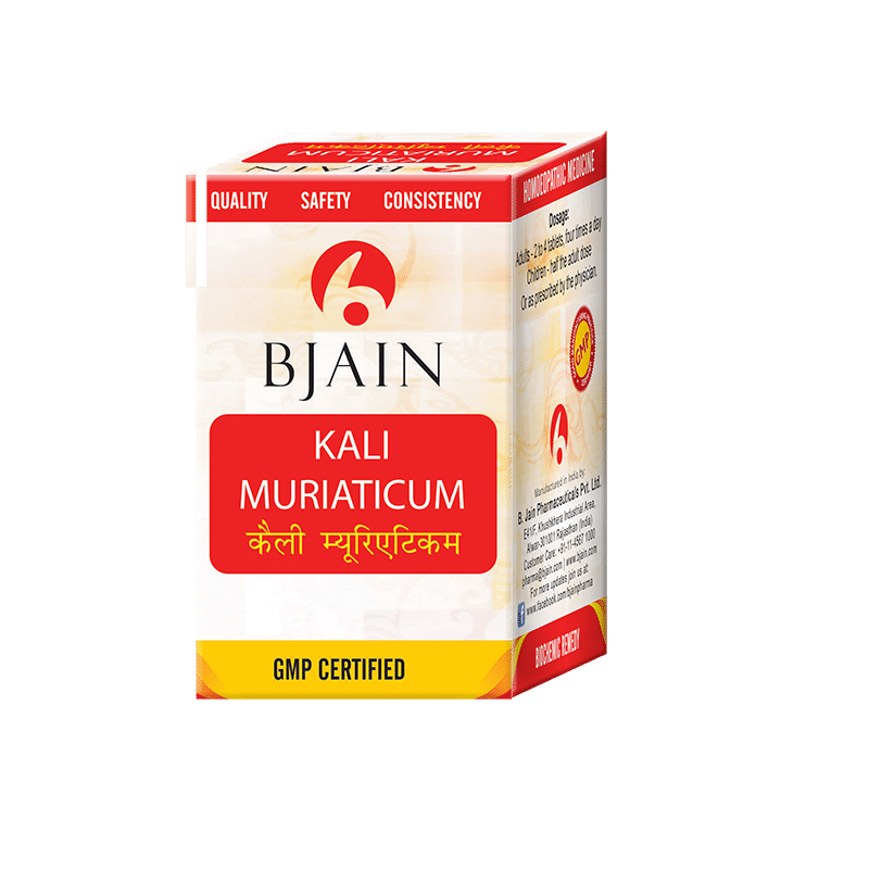 Bjain Kali Muriaticum Biochemic Tablet 6X - Image 1