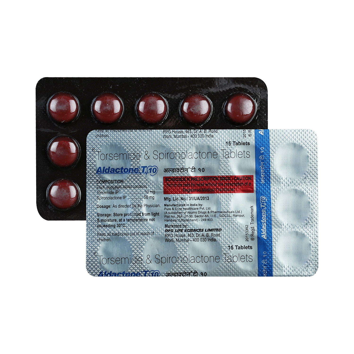 Aldactone T 10 Tablet - Image 1
