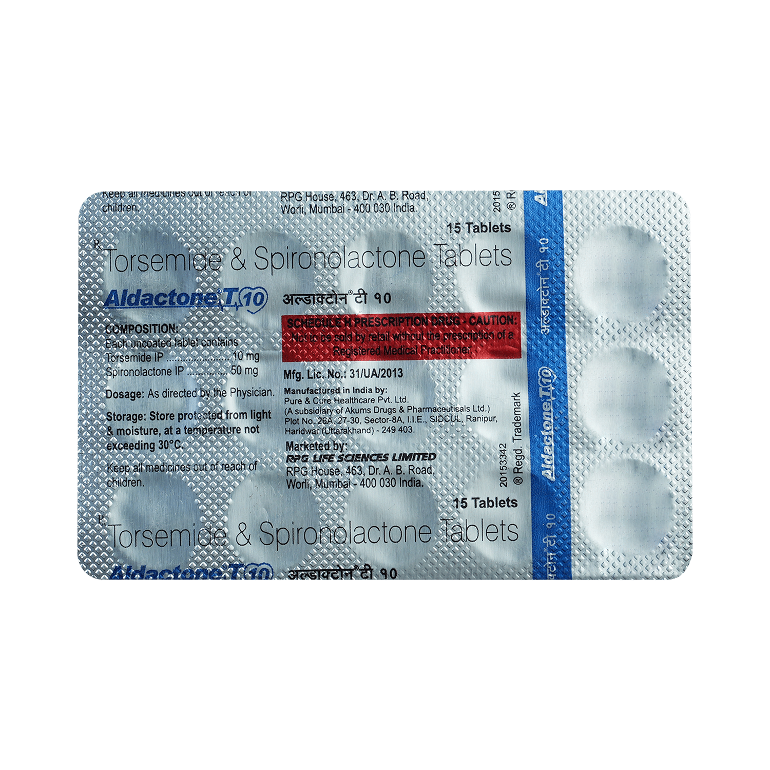 Aldactone T 10 Tablet - Image 3