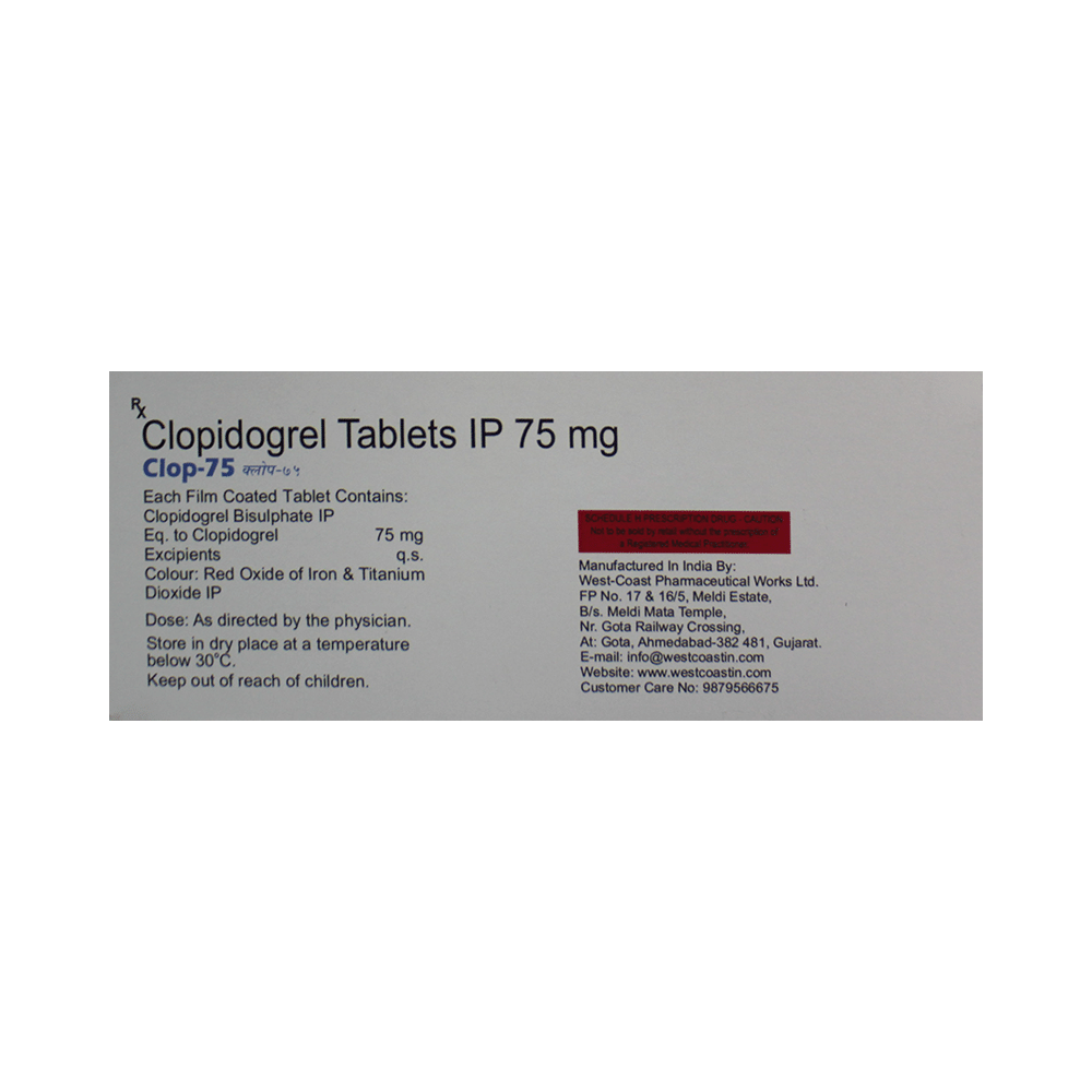Clop 75 Tablet - Image 3