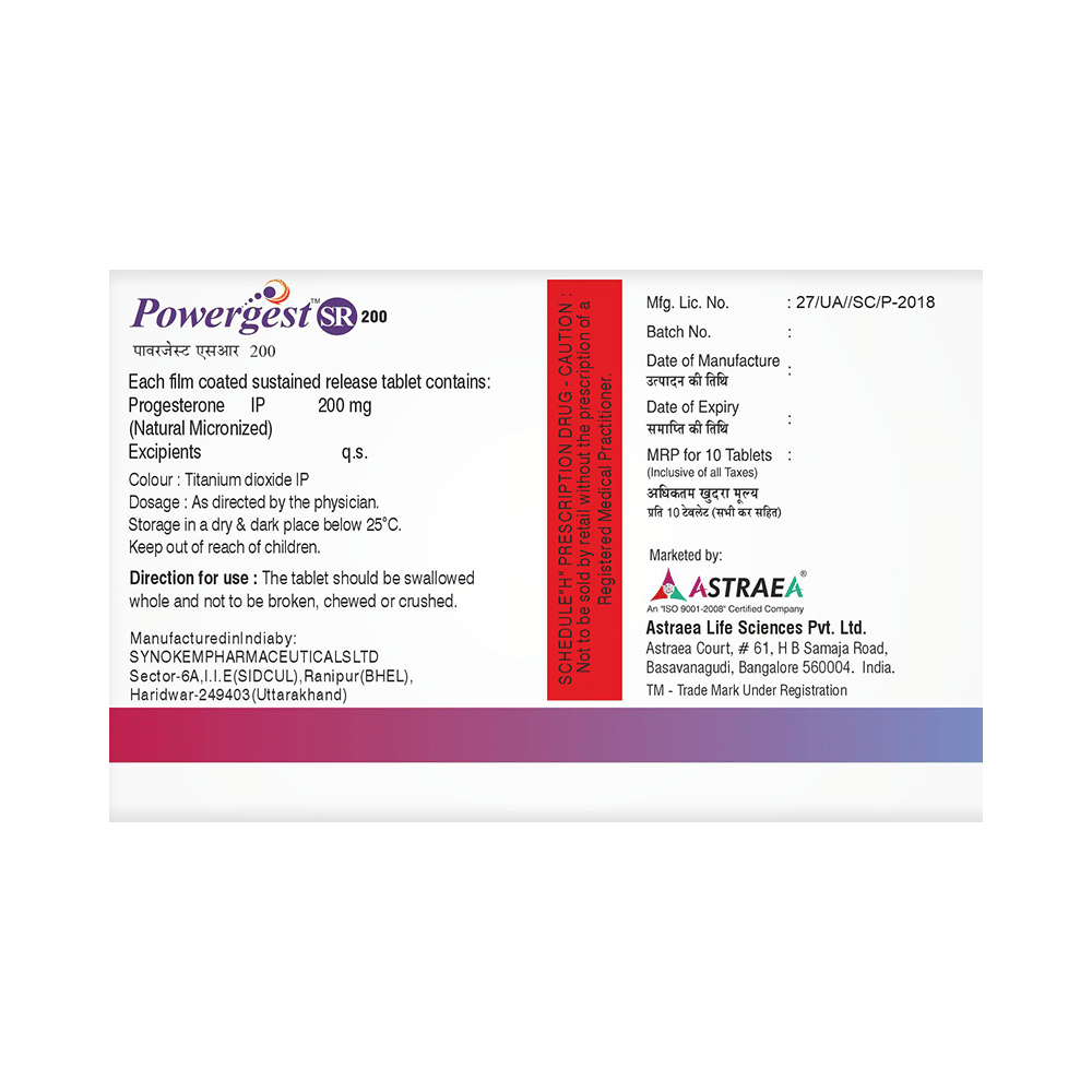 Powergest SR 200 Tablet - Image 2