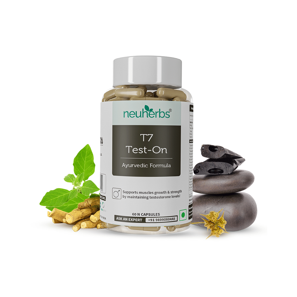 Neuherbs T7 Ultra Testosterone Booster Veggie Capsule | Supports Muscle Strength & Growth - Image 4