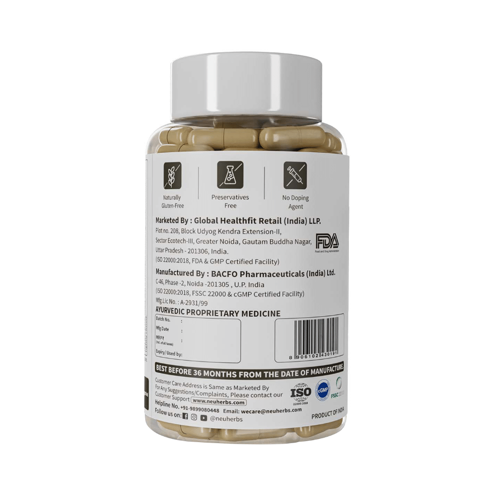 Neuherbs T7 Ultra Testosterone Booster Veggie Capsule | Supports Muscle Strength & Growth - Image 3