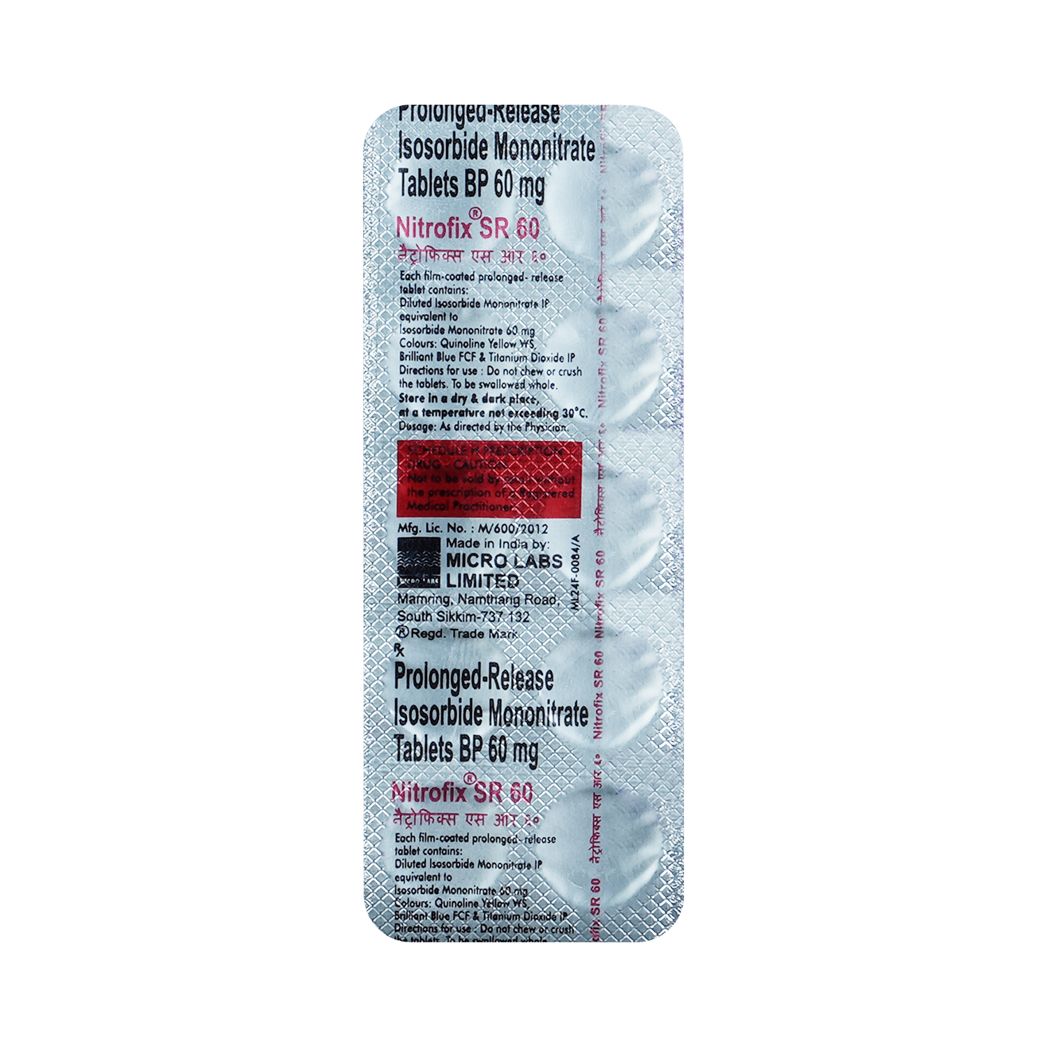 Nitrofix SR 60 Tablet - Image 3