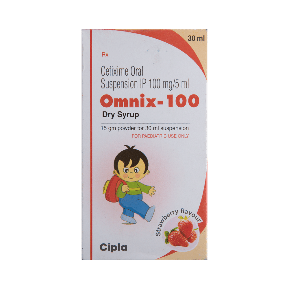Omnix 100 Dry Syrup Strawberry - Image 2
