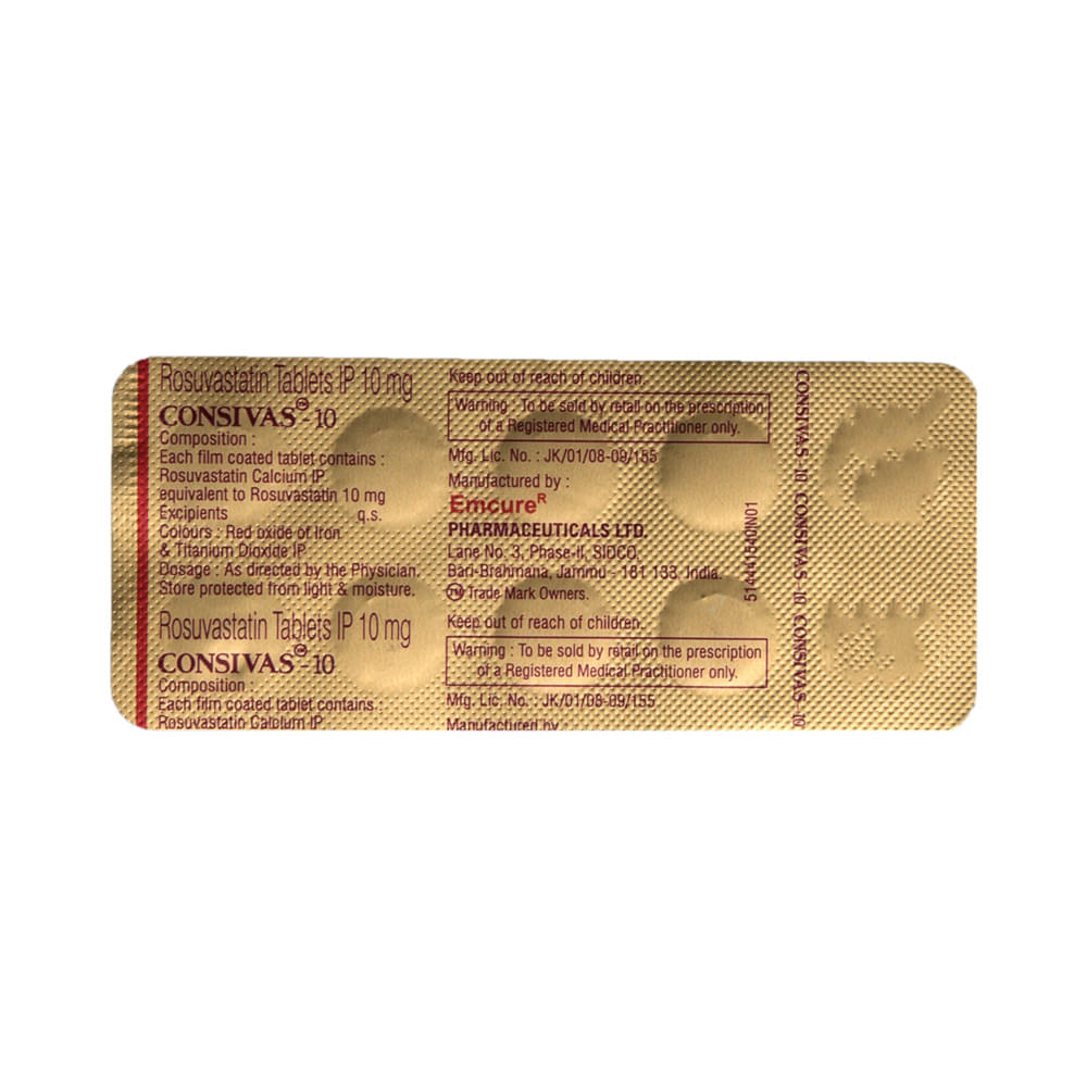 Consivas 10 Tablet - Image 5