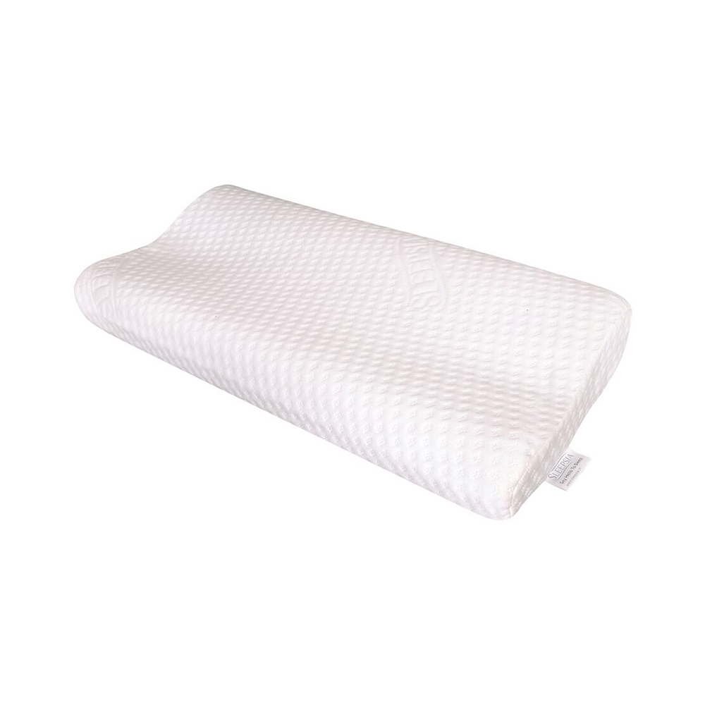 Sleepsia Medium Visco Memory Foam Pillow White - Image 1