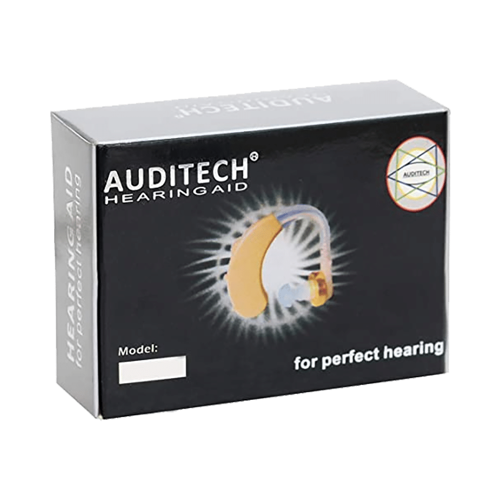 Auditech Hearing Amplifier BTE Rechargeable 106 Behind the Ear Hearing Aid Beige - Image 2