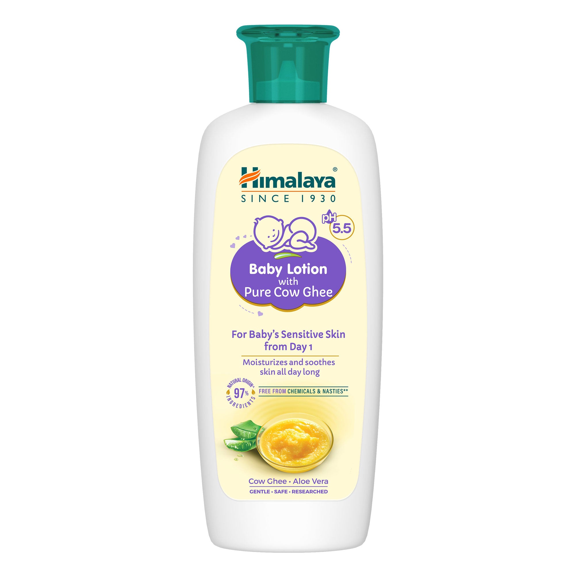 Himalaya Baby Lotion with Pure Cow Ghee - Image 1