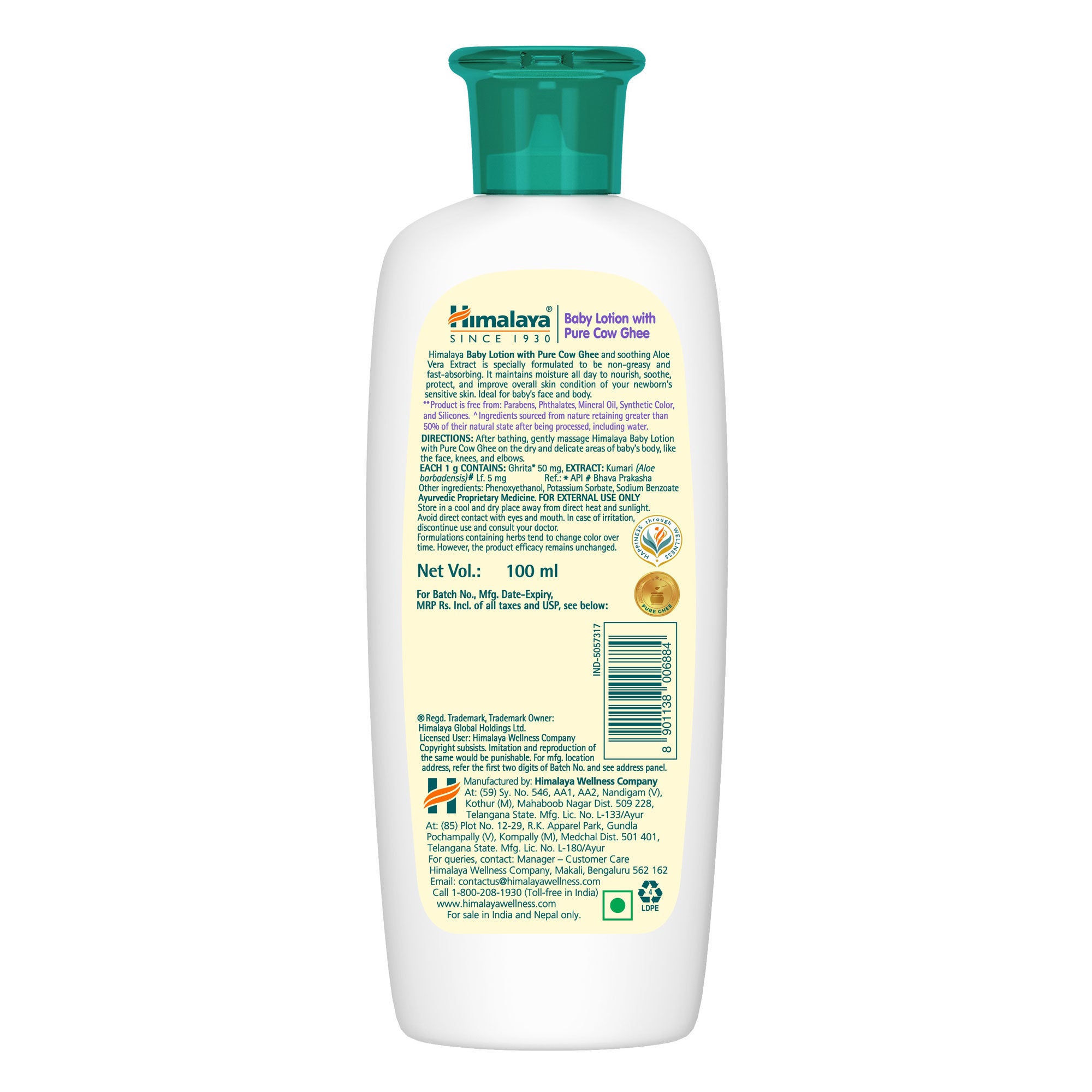 Himalaya Baby Lotion with Pure Cow Ghee - Image 2