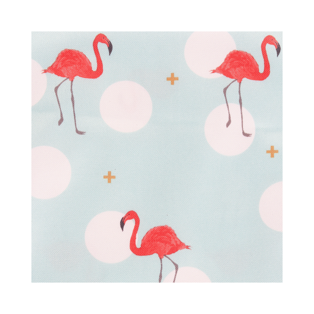 Polka Tots Wet Cloth Pouch Bag Flamingo Bird Design 30 X 40 cm - Image 7