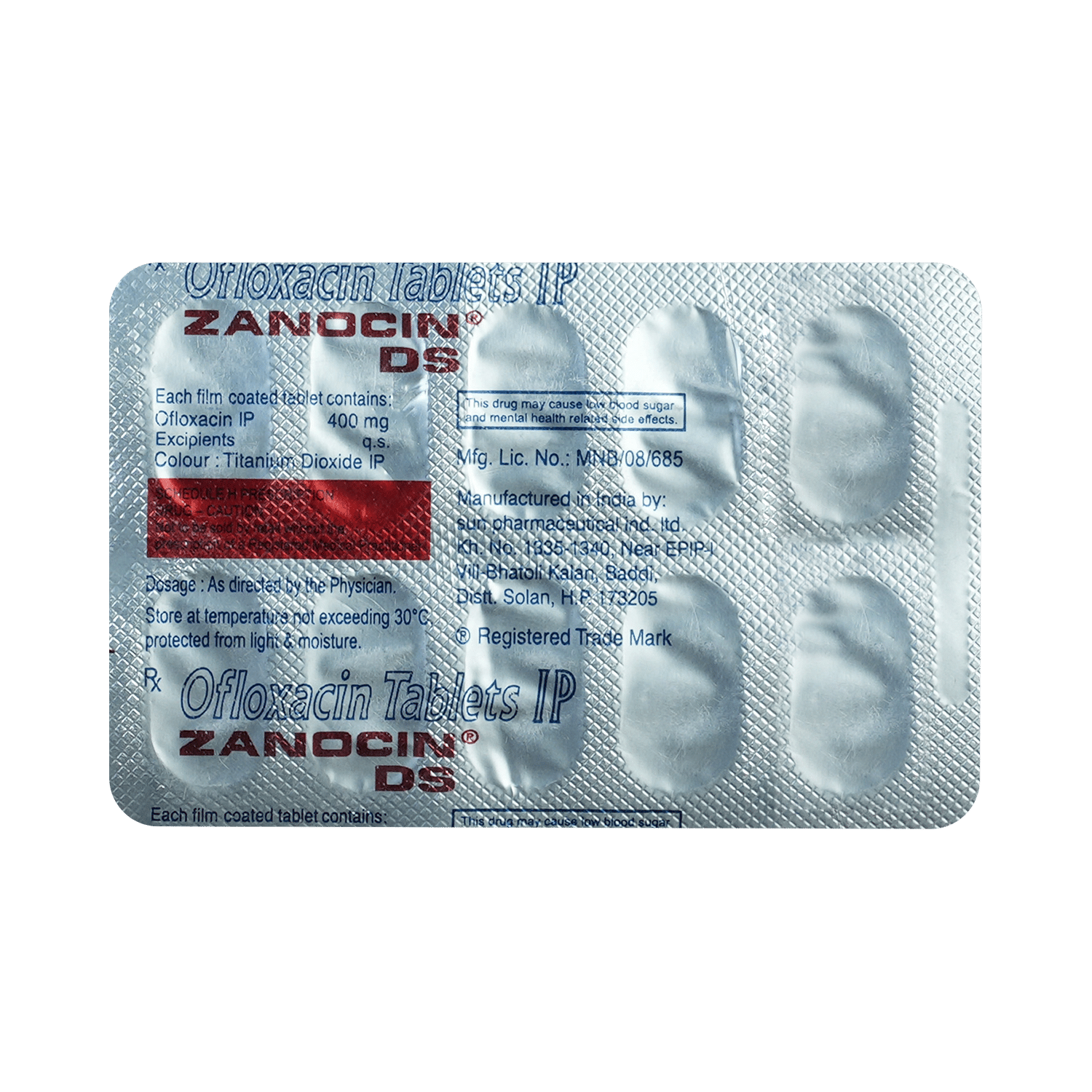 Zanocin DS Tablet - Image 3