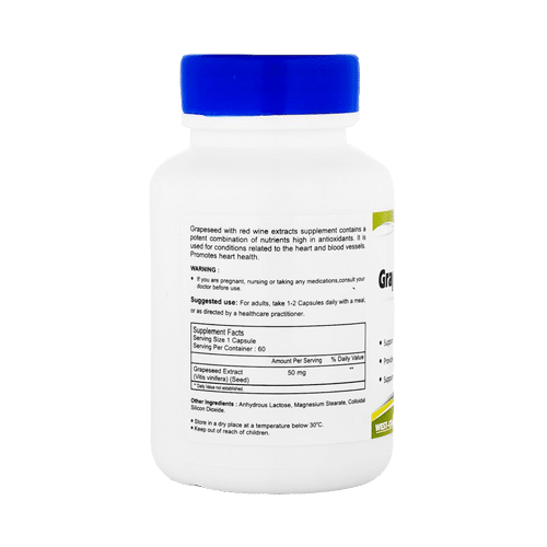 HealthVit Grape Seed 50mg  Capsule - Image 2