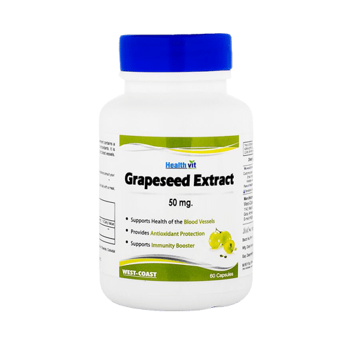 HealthVit Grape Seed 50mg  Capsule - Image 1