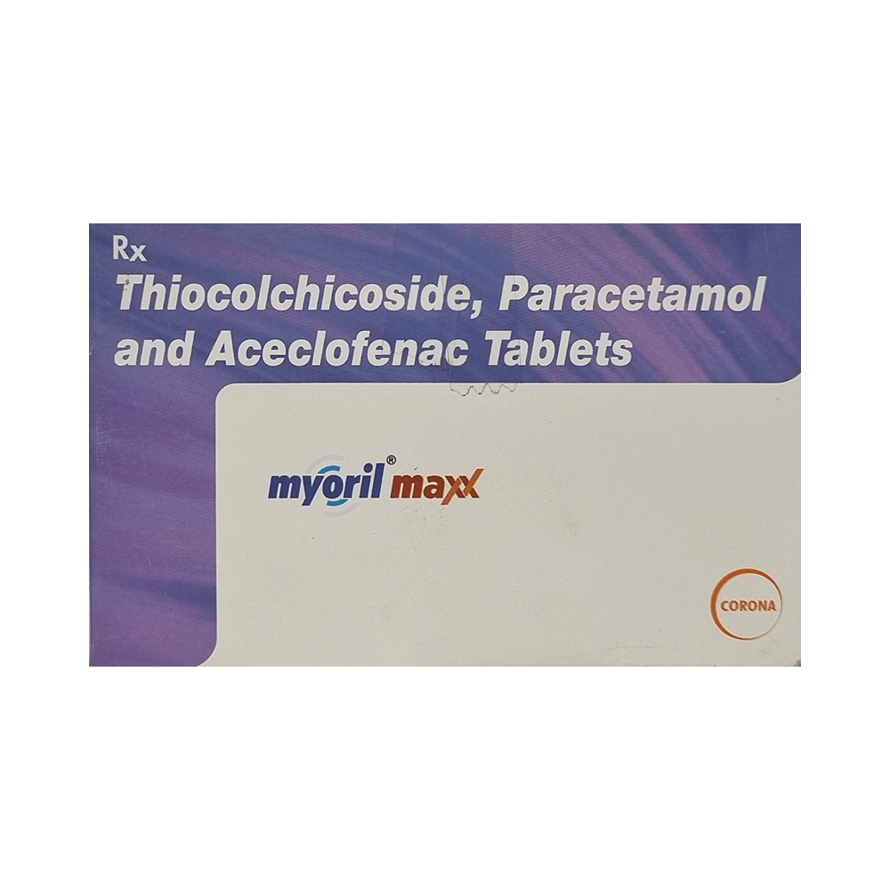 Myoril Maxx 4mg/100mg/325mg Tablet - Image 1