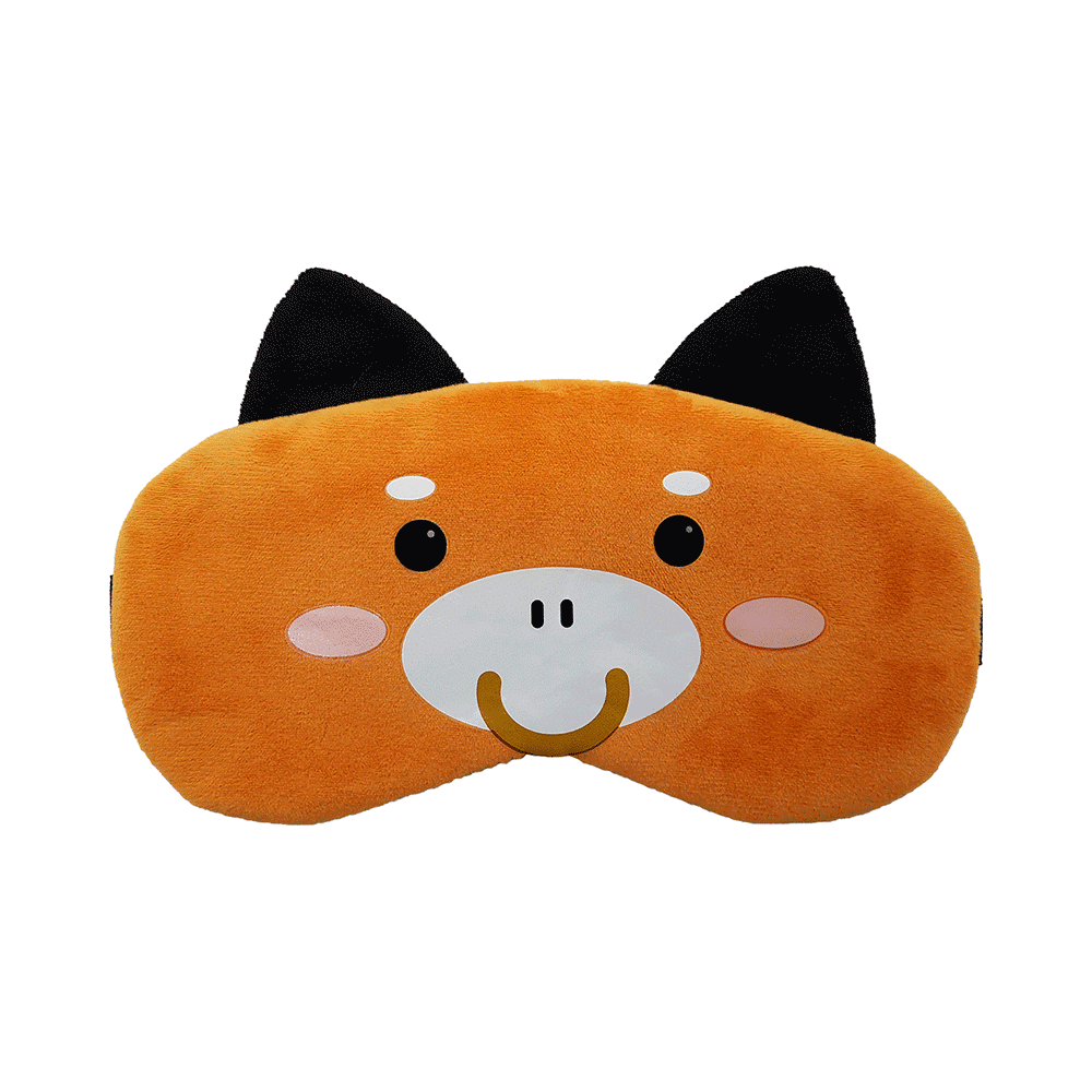 Jenna Jenna Sleeping Eye Mask for Insomnia, Puffy Eyes and Dark Circles Cow Brown - Image 1