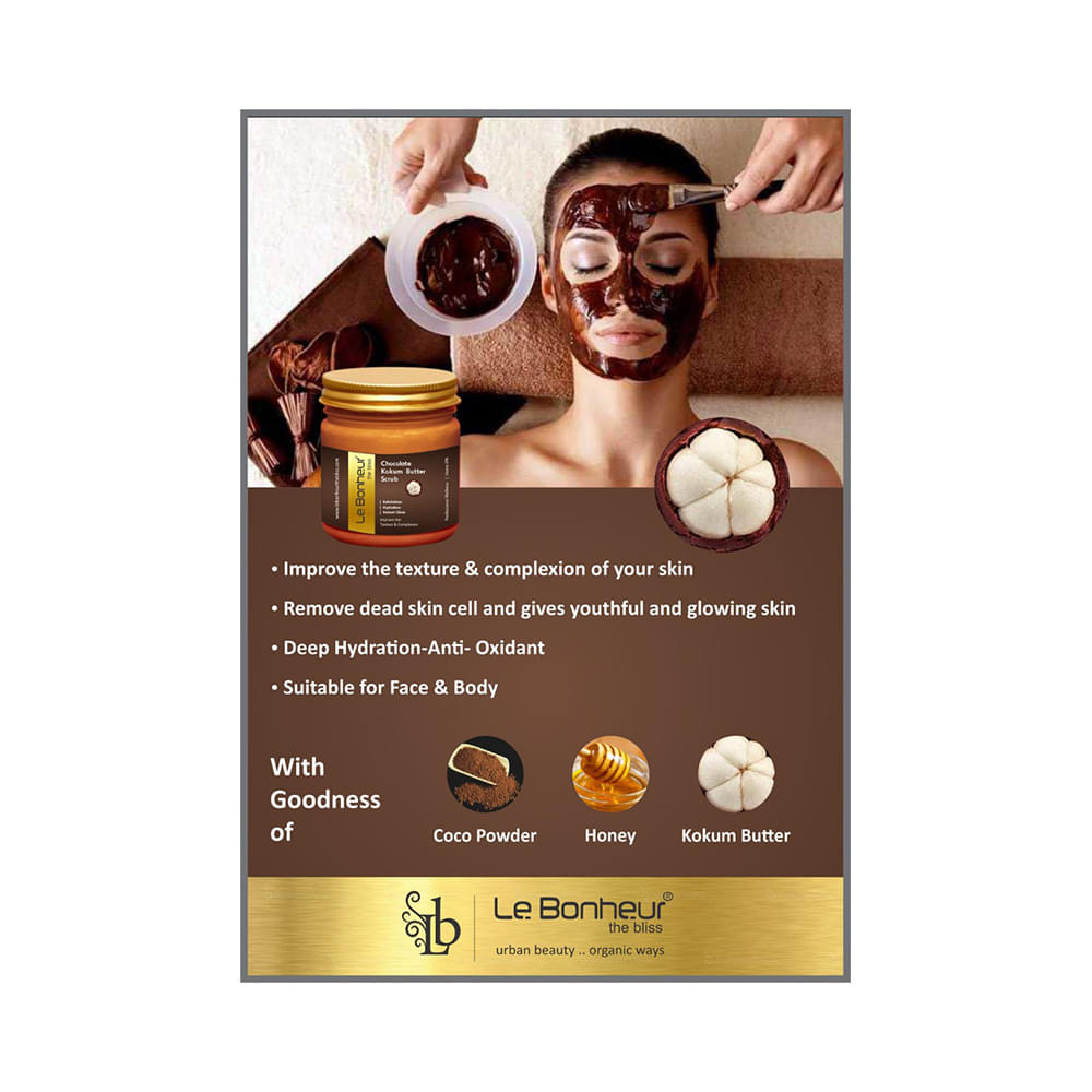 Le Bonheur Chocolate Kokum Butter Scrub - Image 4