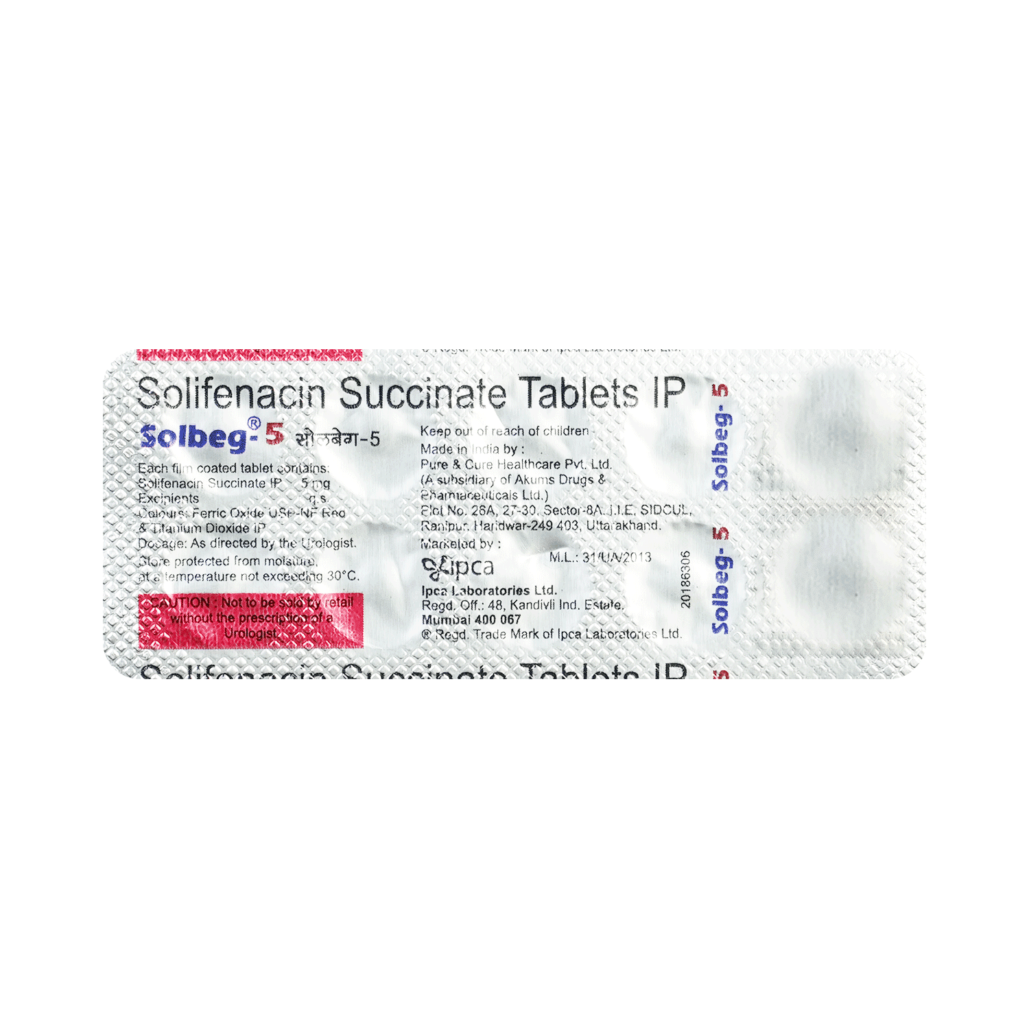 Solbeg 5mg Tablet - Image 5